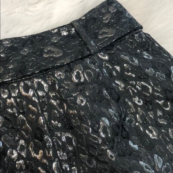 ARMANI exchange metallic animal print shorts sz 4 - Picture 7 of 14